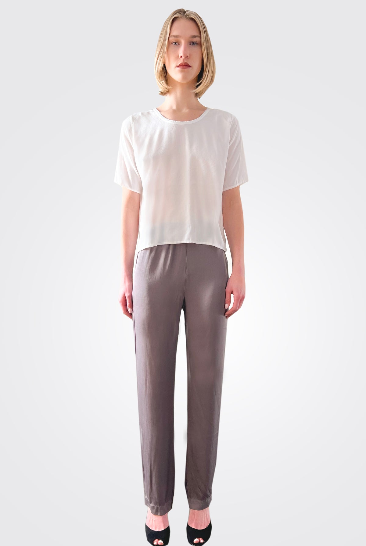 Silk Tapered Trousers - Visione by Private 0204 | 25 South Boutiques