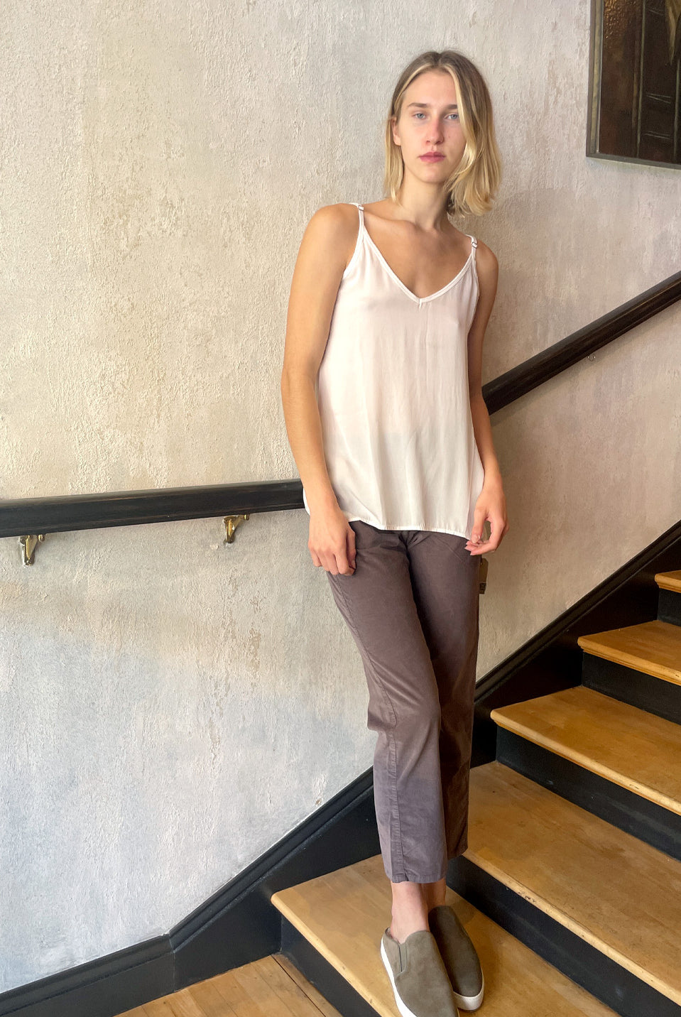 Silk Tank - White by Private 0204 — view 3