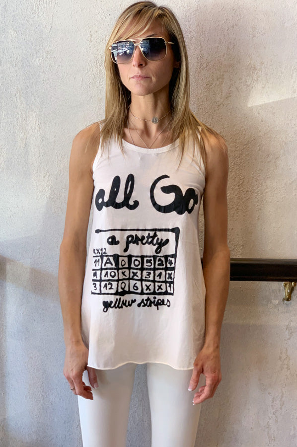 Tank - Off White Print by Rundholz — alternate view