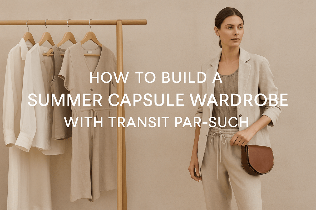 How to Build a Summer Capsule Wardrobe with Transit Par-Such