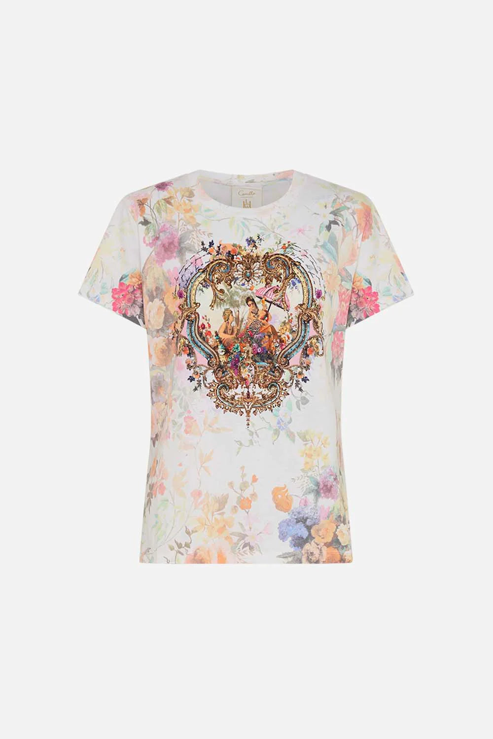 Organic Cotton Easy Tee - Friends With Frescos by Camilla — view 6