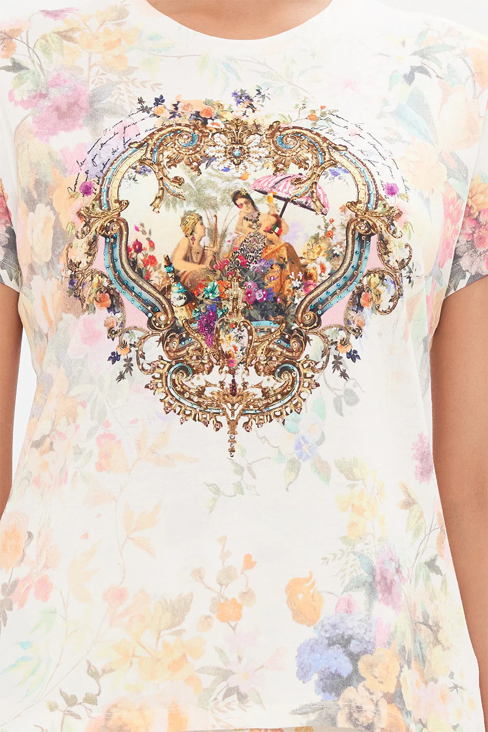 Organic Cotton Easy Tee - Friends With Frescos by Camilla — alternate view