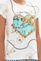 Organic Cotton Slim Fit Tee - Amalfi Lullaby by Camilla — alternate view