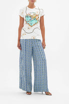 Organic Cotton Slim Fit Tee - Amalfi Lullaby by Camilla — view 3