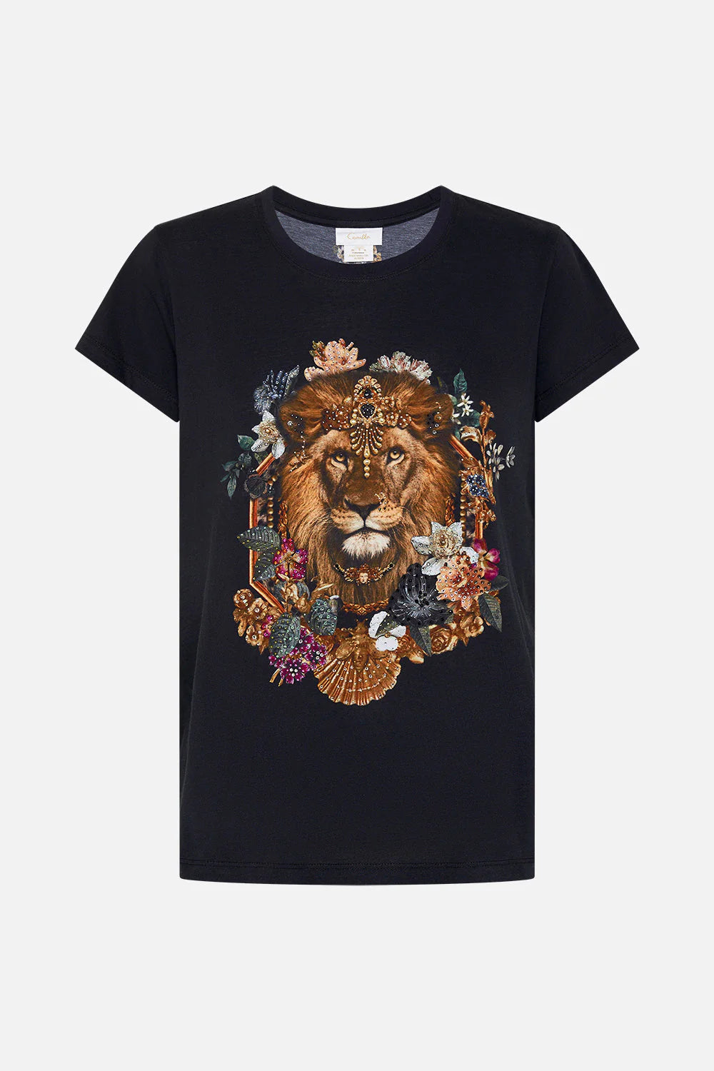 Organic Cotton Slim Fit Tee - A Night of the Opera by Camilla — view 5