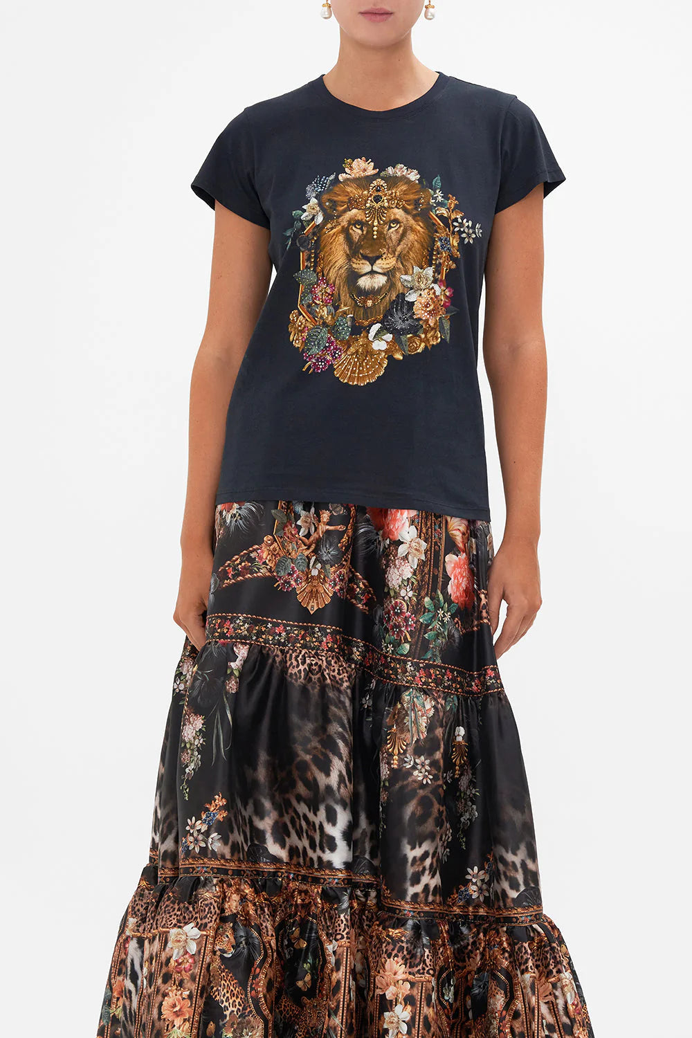 Organic Cotton Slim Fit Tee - A Night of the Opera by Camilla | 25 South Boutiques
