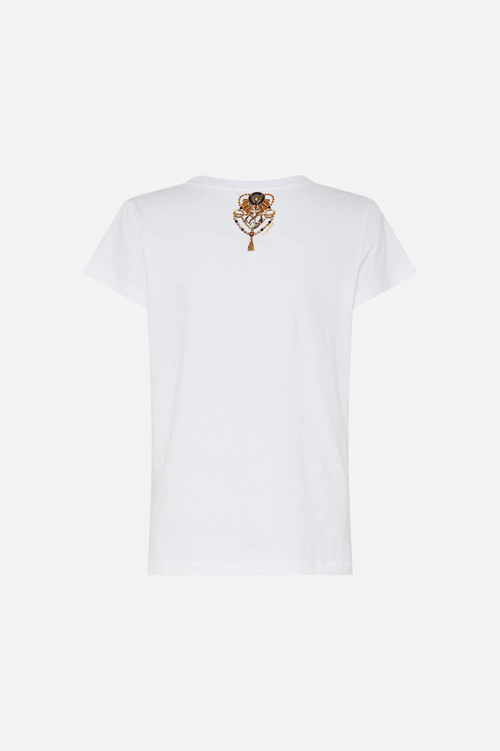 Slim Fit Round Neck T Shirt - Saluti Summertime by Camilla — view 7