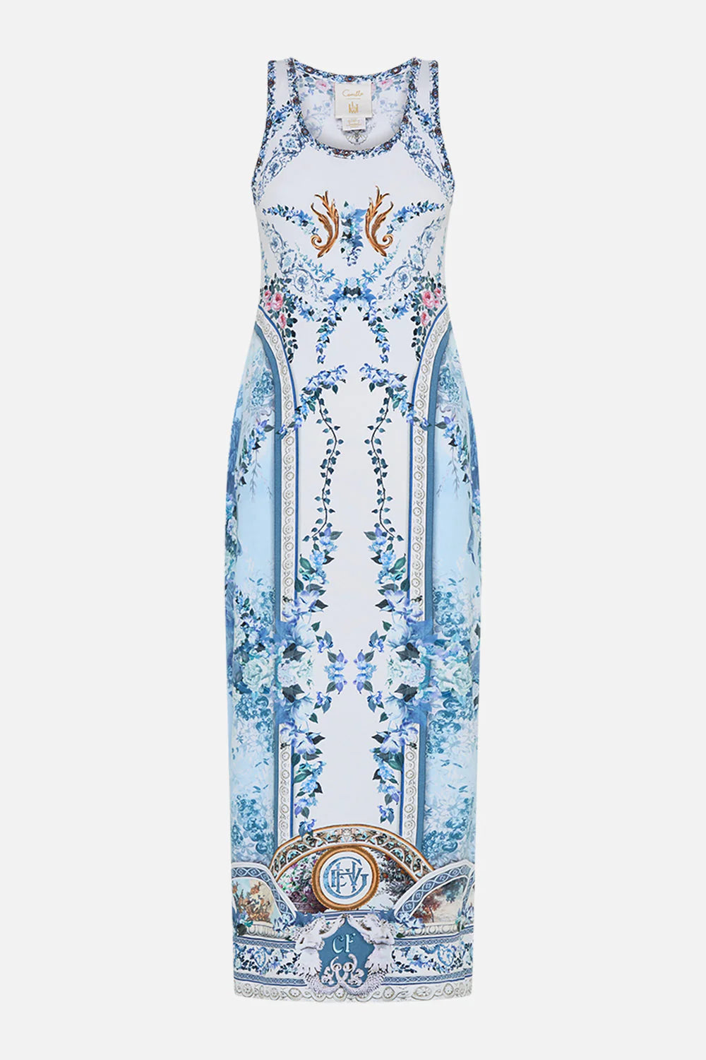 Jersey Scoop Neck Tank Dress - Season of the Siren by Camilla — view 6