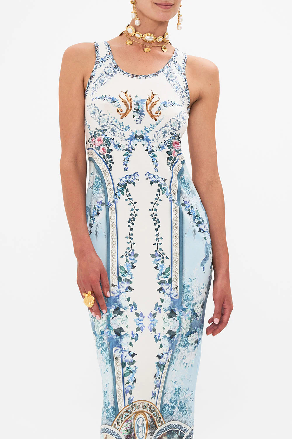 Jersey Scoop Neck Tank Dress - Season of the Siren by Camilla — alternate view