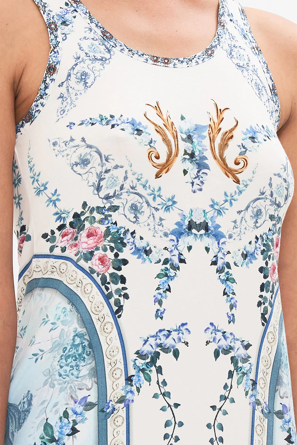 Jersey Scoop Neck Tank Dress - Season of the Siren by Camilla — view 3