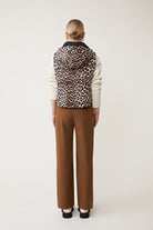 Dazzle Reversible Jacket - Noir Leopard Print by Suncoo — view 4