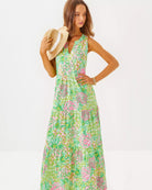 Sydnee Maxi Dress - Fauna Green Lime Feeling Good by Lilly Pulitzer — alternate view