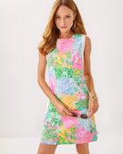 Beckler Shift Dress - Multi Bright Delight Patch by Lilly Pulitzer — alternate view