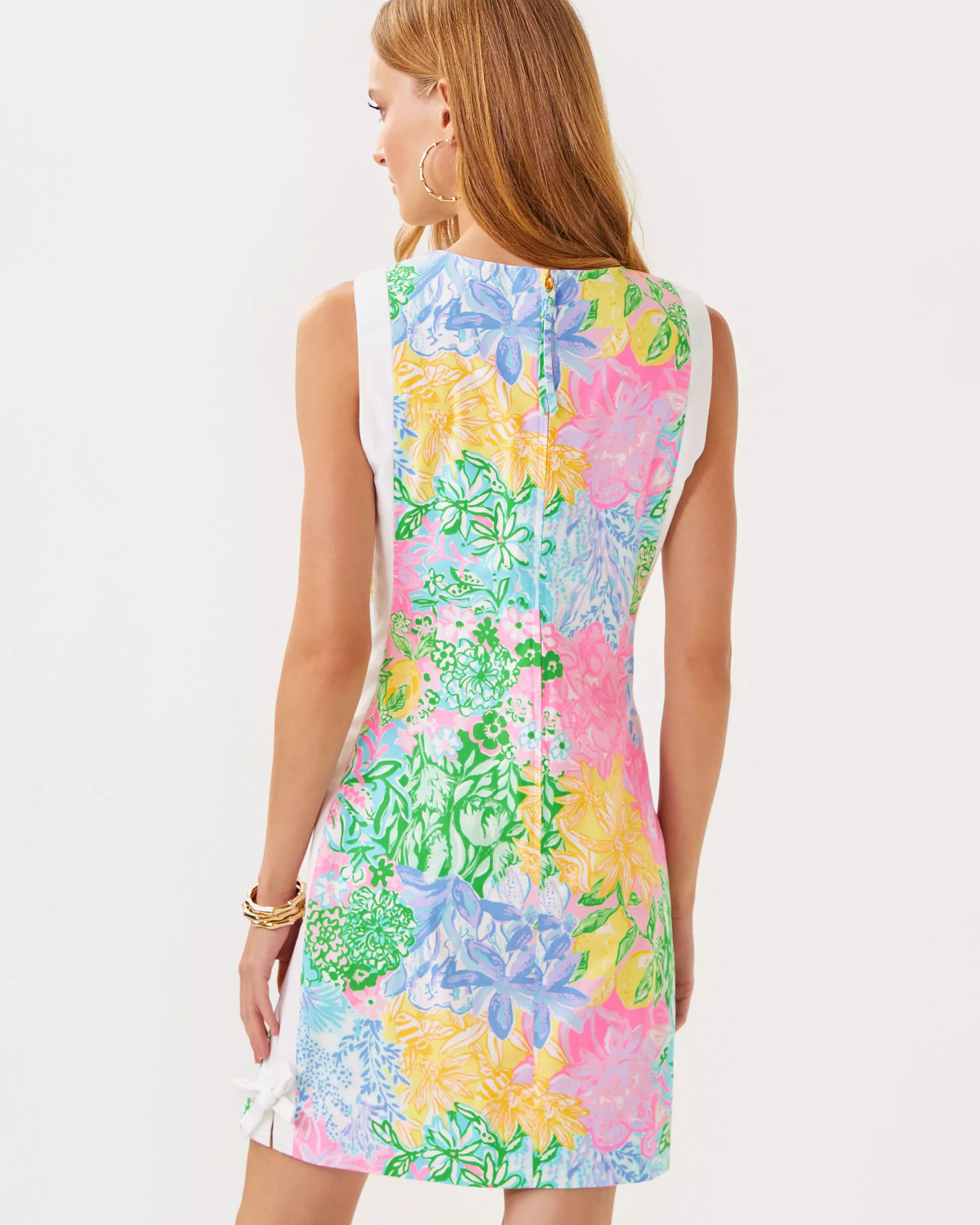 Beckler Shift Dress - Multi Bright Delight Patch by Lilly Pulitzer — view 4