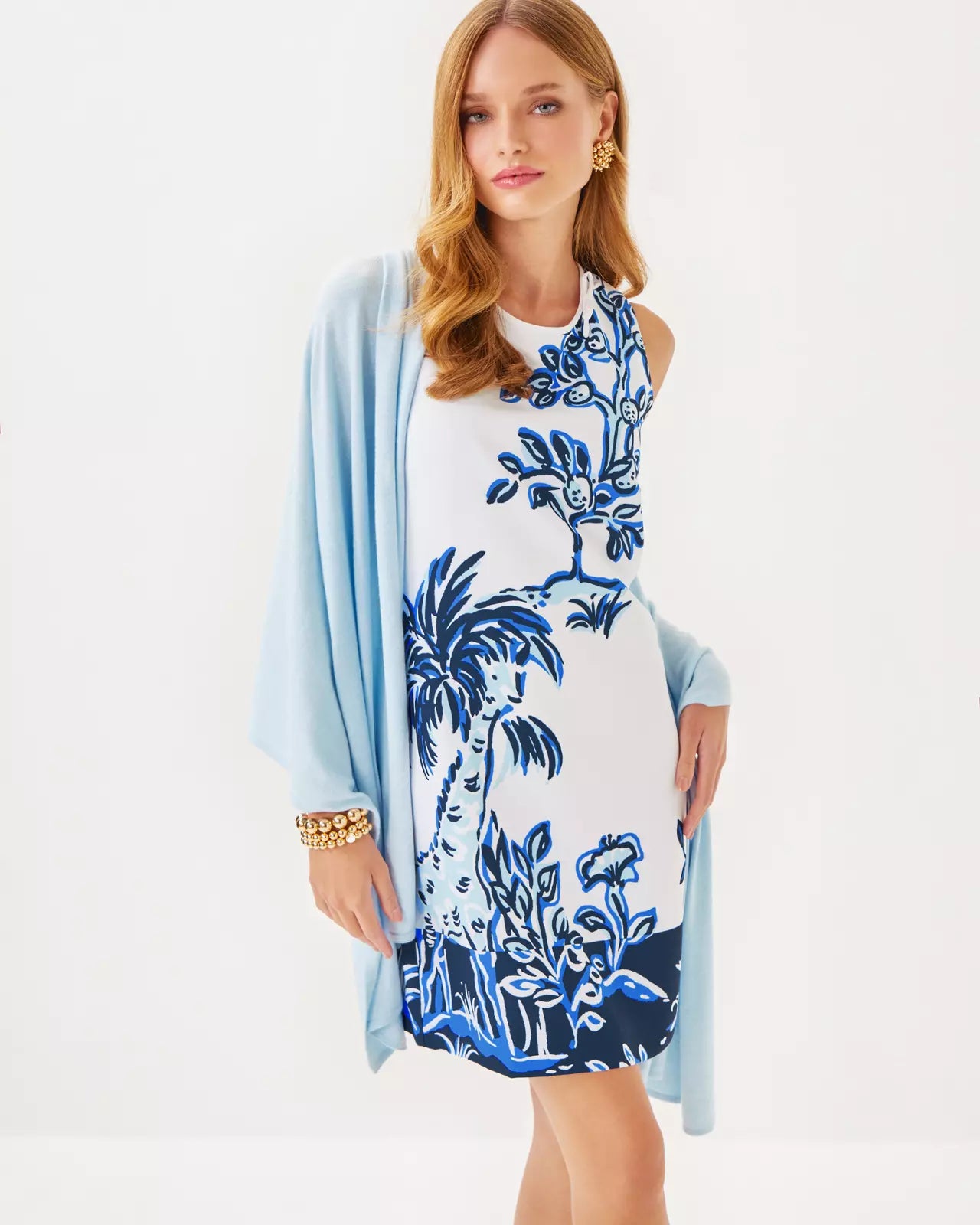 Julienne Shift Dress - Resort White Oversized Tall Tales by Lilly Pulitzer — view 4