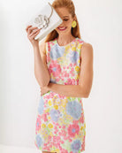 Airbella Sequin Shift Dress - Multi Views by Lilly Pulitzer — view 4