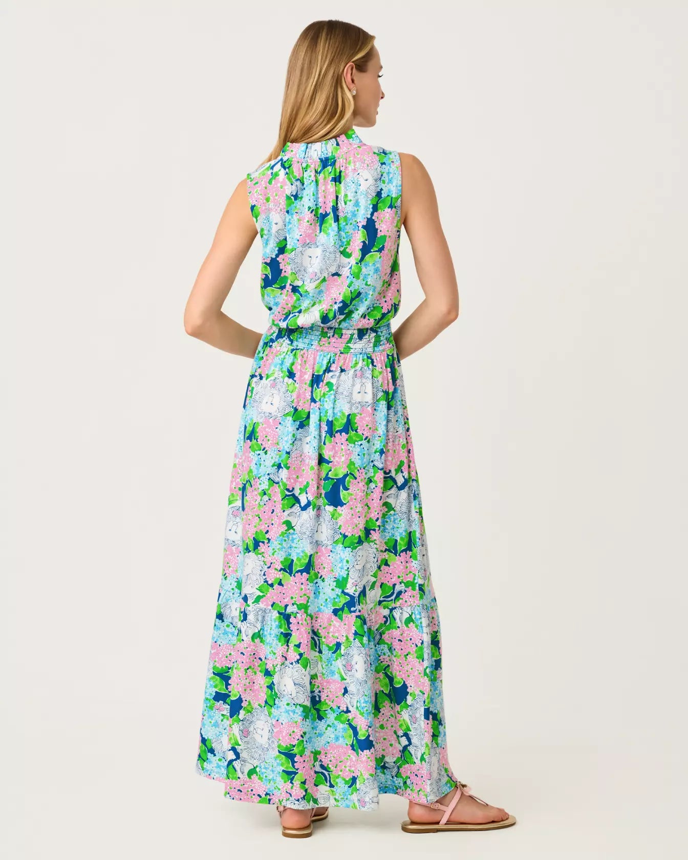 Amiria Maxi Dress - Starlight Navy Lydia The Lion by Lilly Pulitzer — view 3