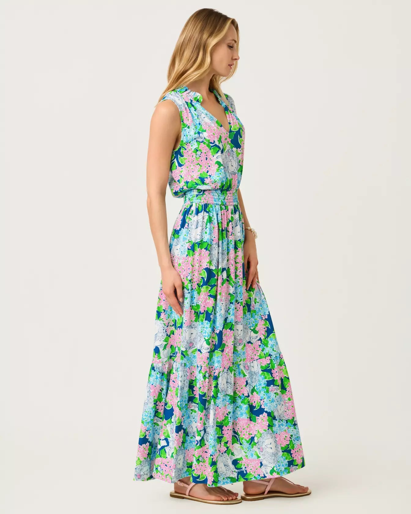 Amiria Maxi Dress - Starlight Navy Lydia The Lion by Lilly Pulitzer — alternate view