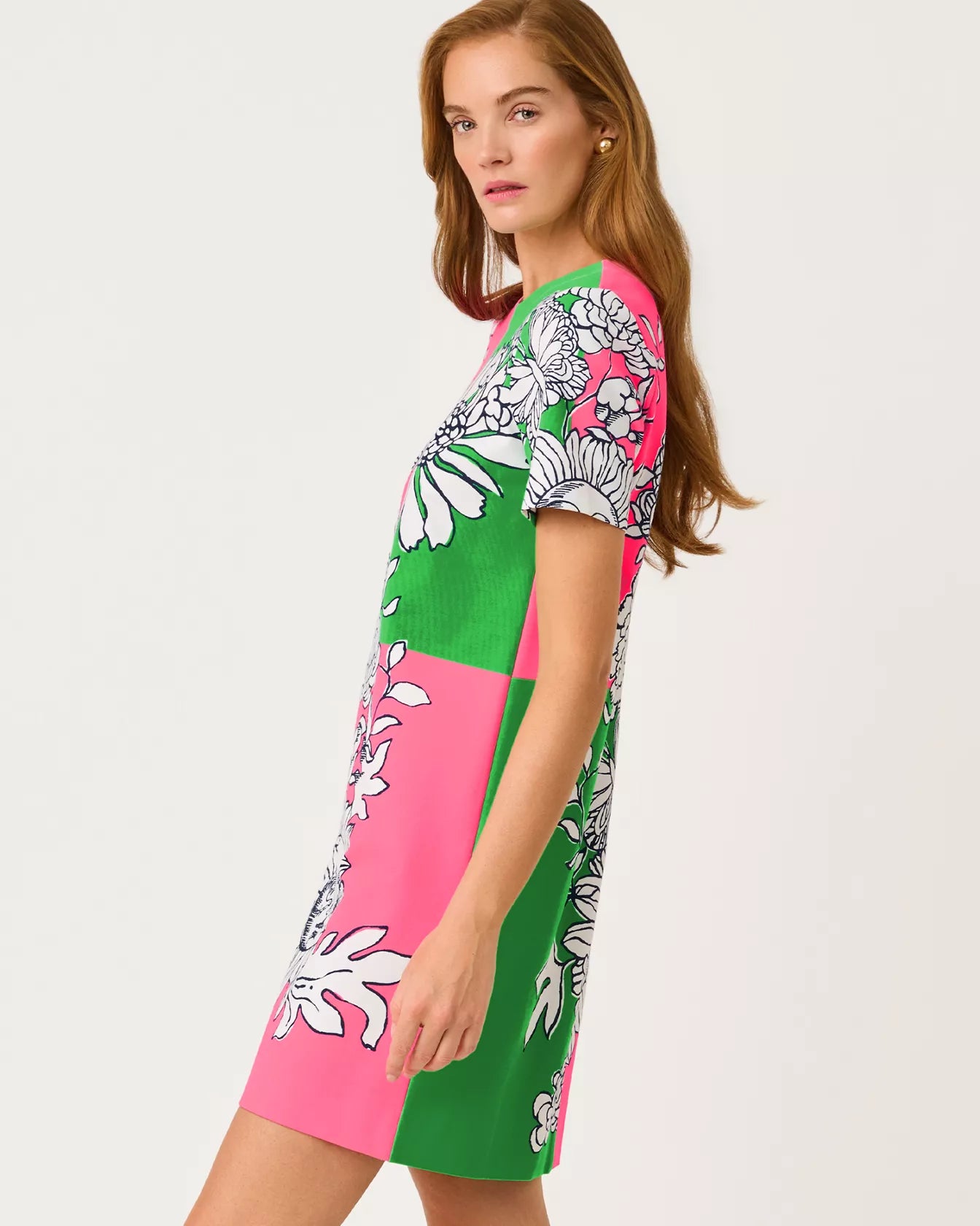 Siera Dress - Cherry Blossom Pink Follow The Sun by Lilly Pulitzer — view 3