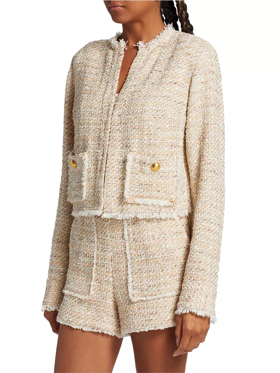 Diaz Jacket - Neutral Multi by Ramy Brook — view 3