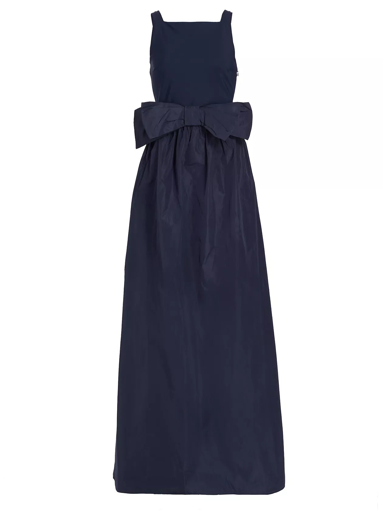 Harlee Taffeta Bow Gown - Blu Notte by Chiara Boni — view 4
