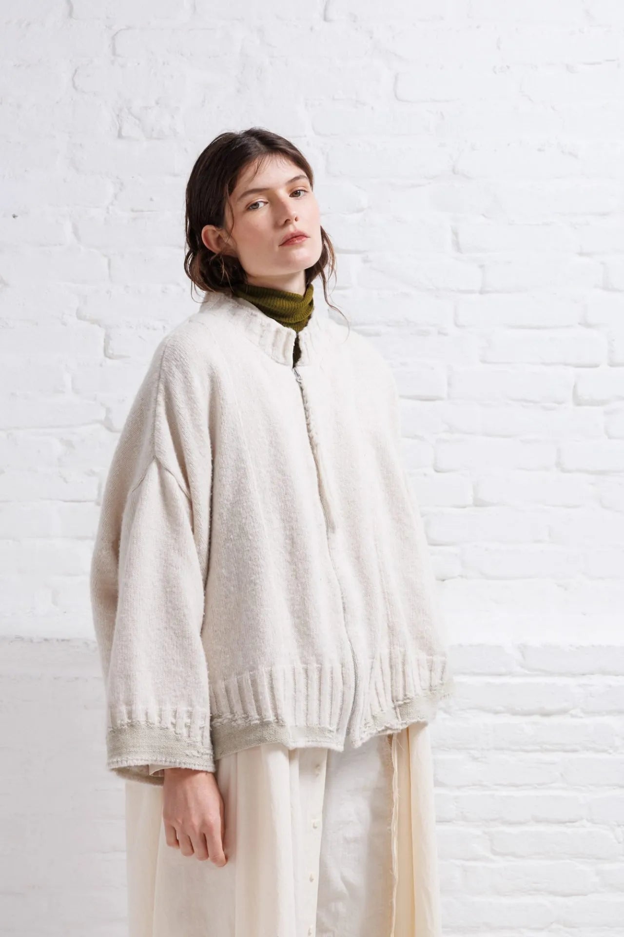 Boxy Maxi Cardigan - Natural by Serie Numerica | 25 South Boutiques