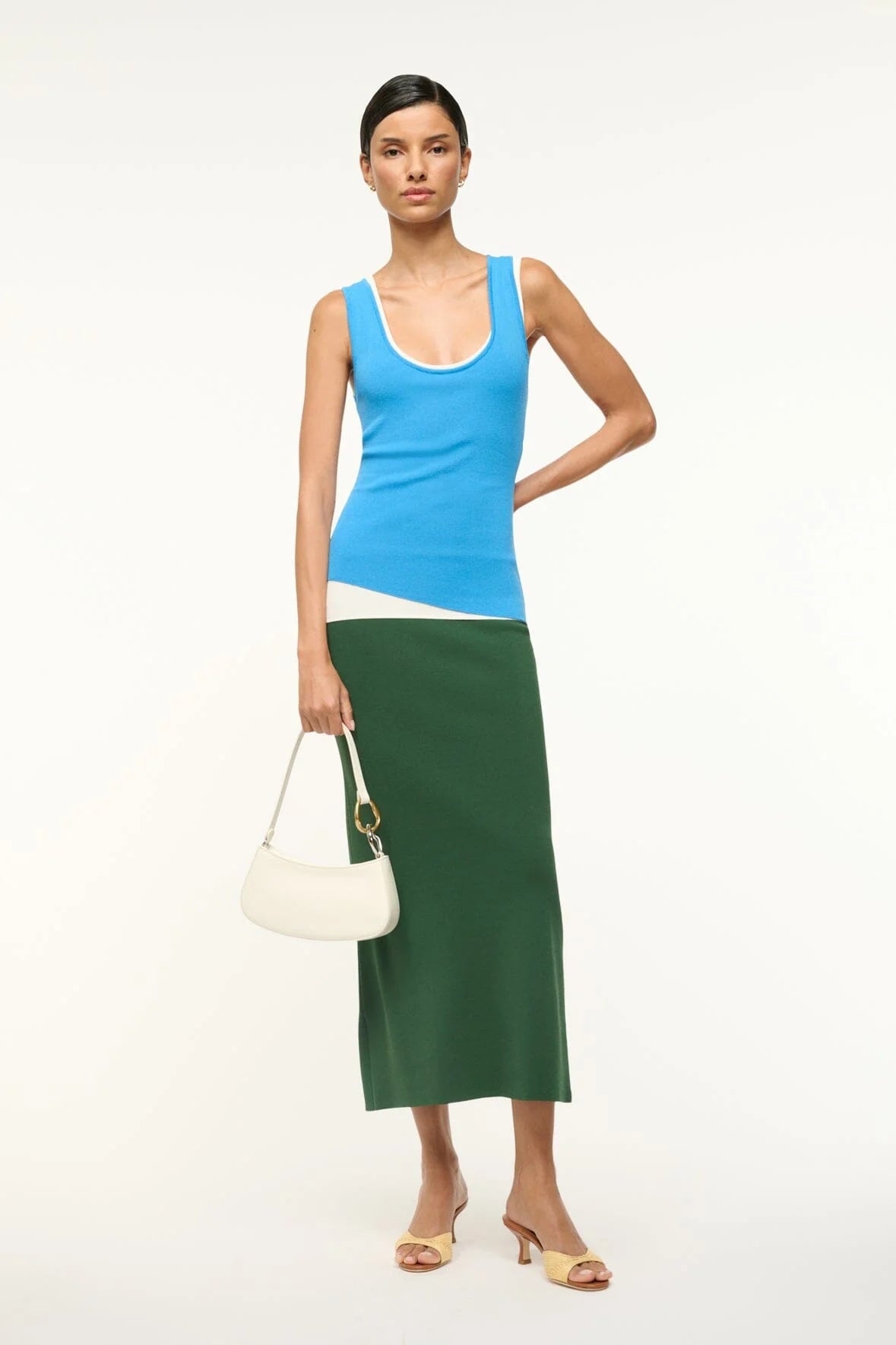 Hermosa Dress - Jungle Sky Ivory by STAUD | 25 South Boutiques