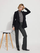 Elysse Pant Jacquard - Five Borough Plaid — view 4