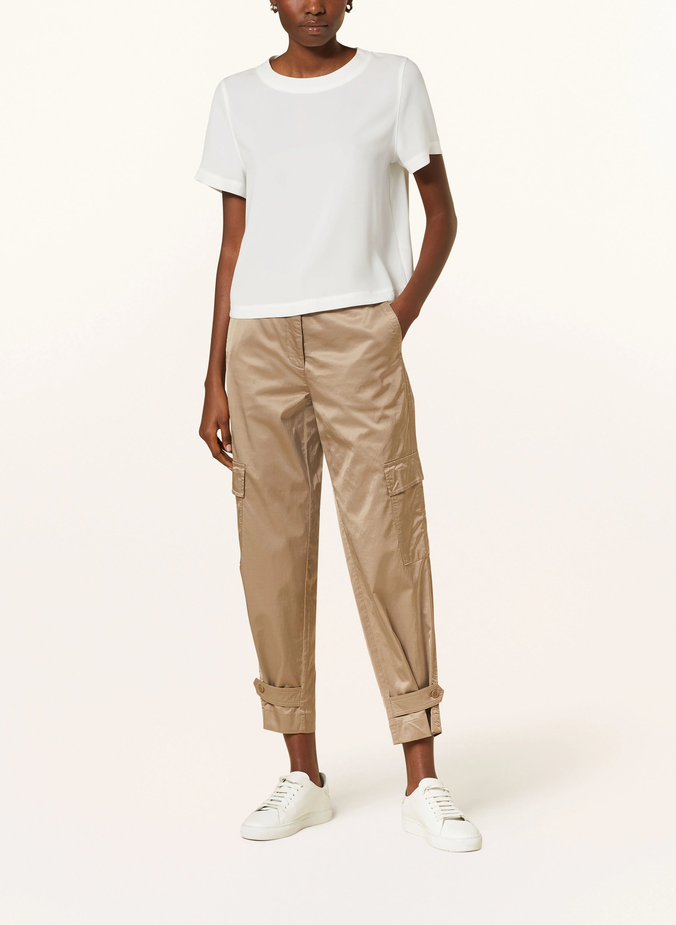 Kalla Cargo Pant - Brown by Cambio — alternate view