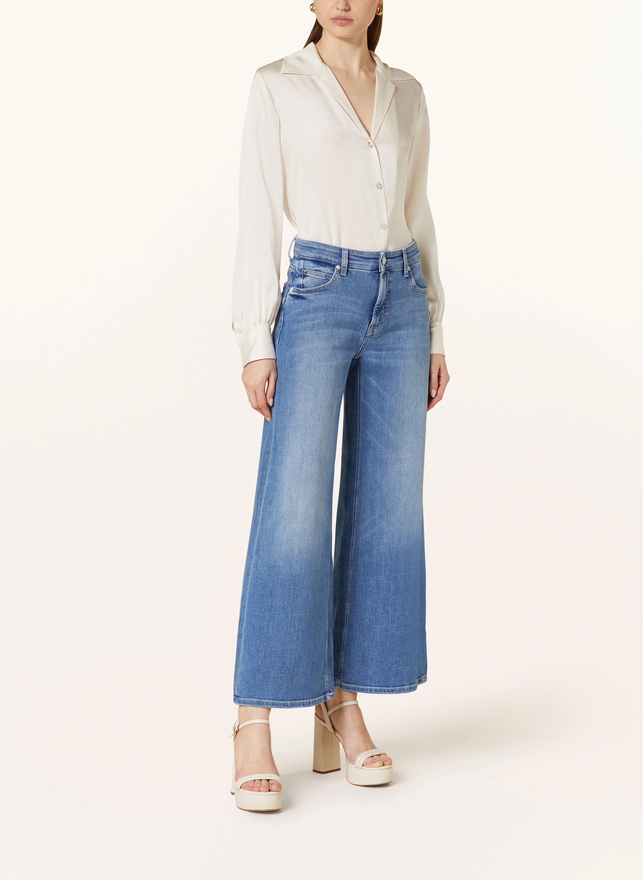 Palazzo Flare Jeans - Mid by Cambio — view 3