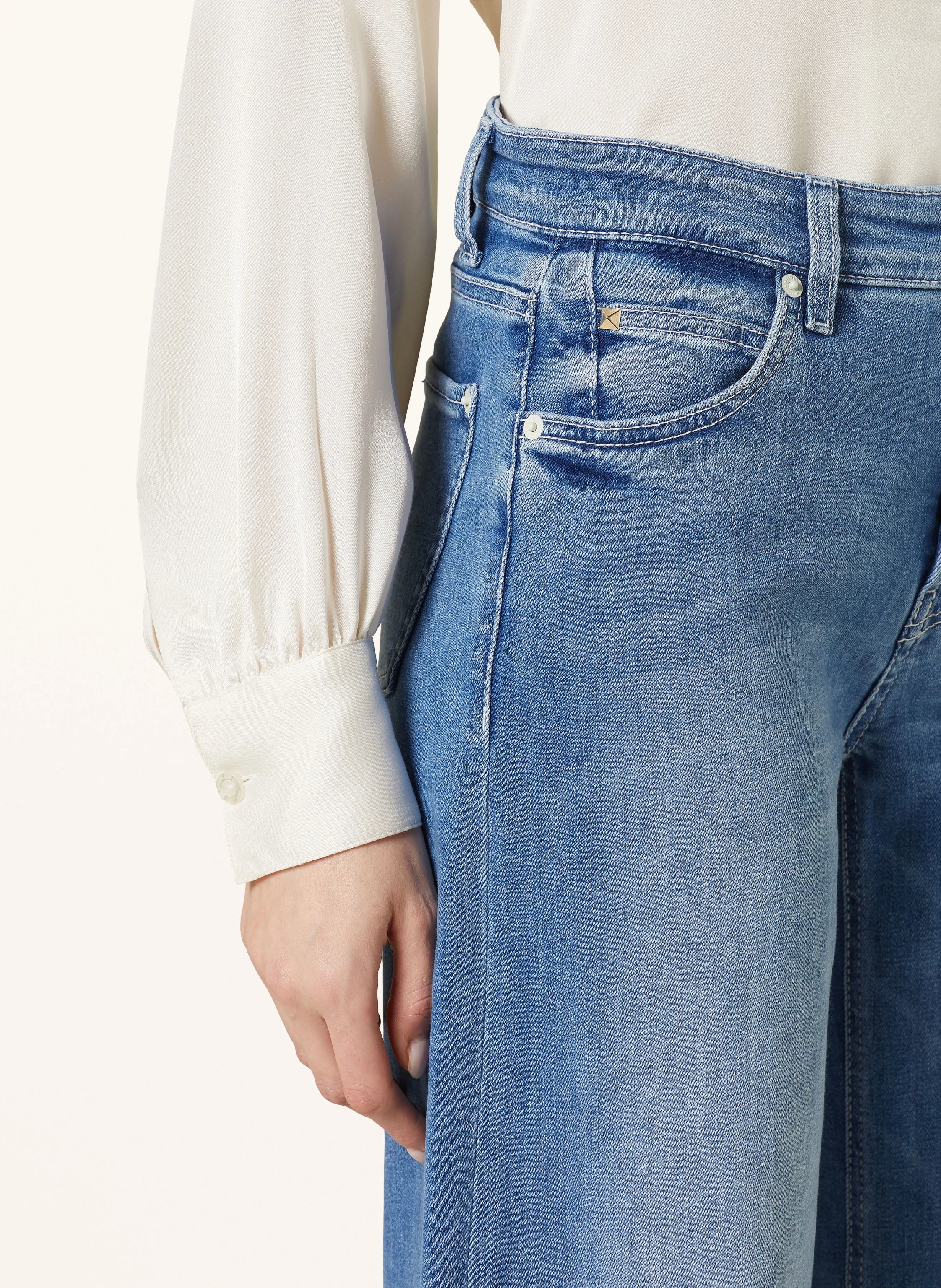 Palazzo Flare Jeans - Mid by Cambio — alternate view