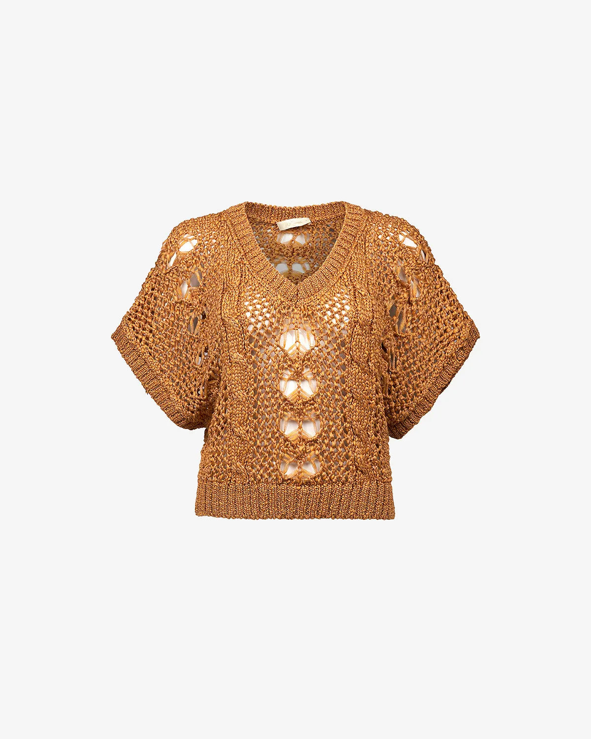 Capria Sweater - Ocre by Mes Demoiselles — view 6