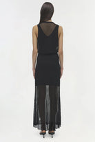 Carmina Cowl Tank - Black by Jonathan Simkhai — view 3