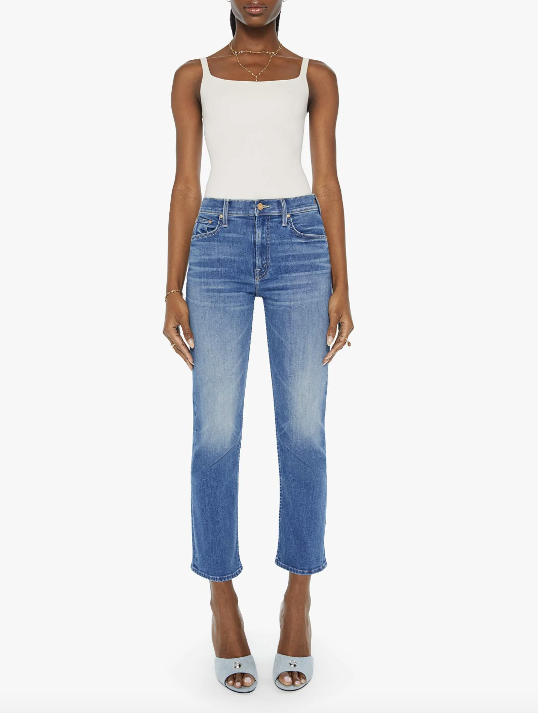 The Mid Rise Rider Ankle - Lhasa Love by MOTHER | 25 South Boutiques