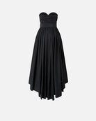 Taffete Sweetheart Neckline - Black by Pinko — view 4