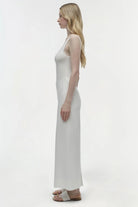 Kallin Cotton Cropped Pant - White by Jonathan Simkhai — alternate view