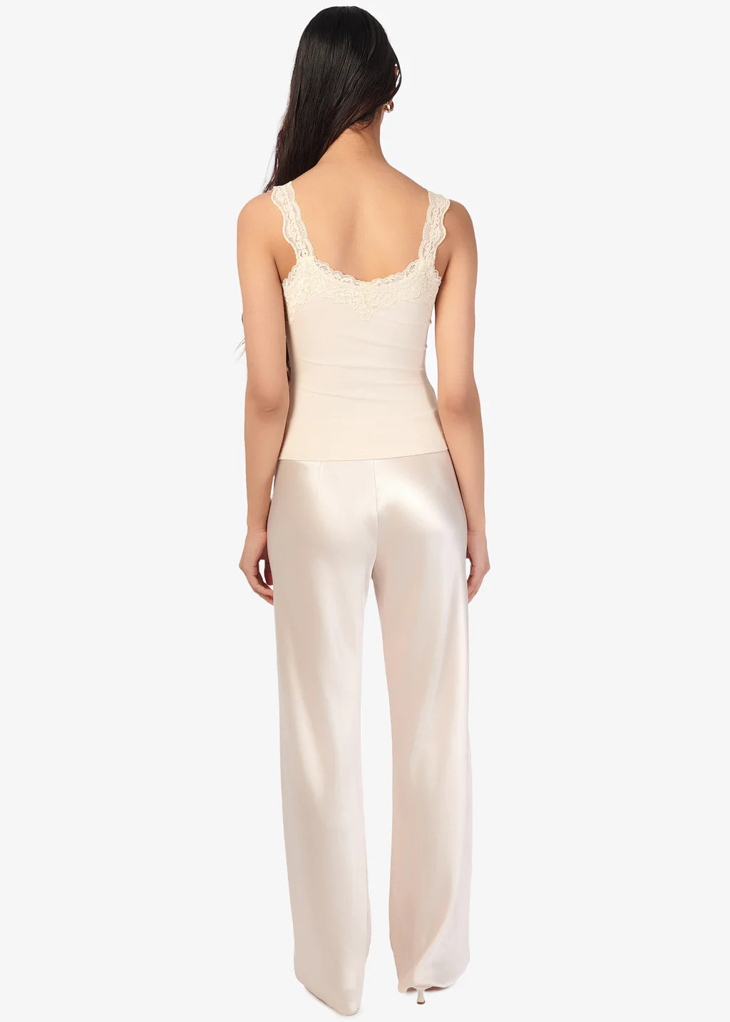 Lani Rib Knit Tank - Bone by Cami NYC — view 4