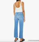 The Mid Rise Rambler Zip Ankle - Out of the Blue by MOTHER — view 3