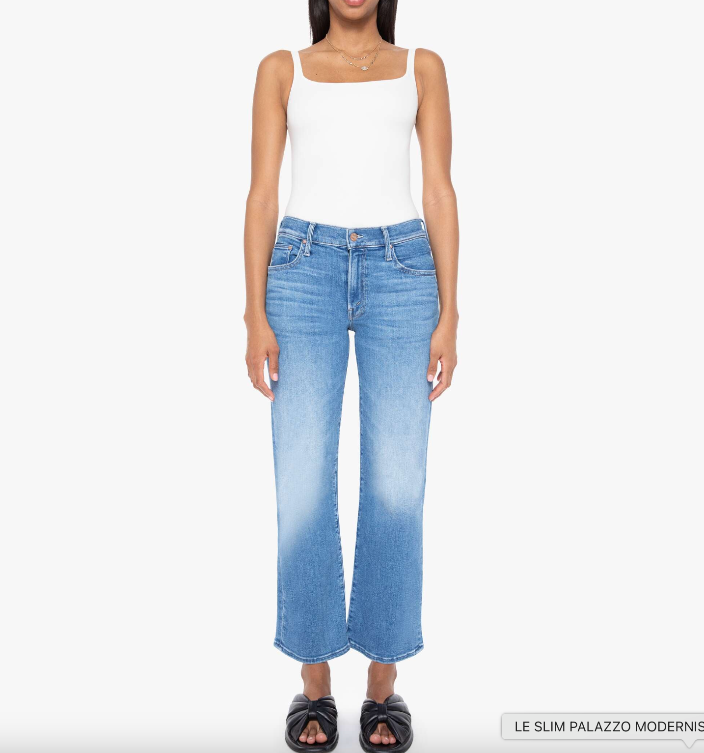 The Mid Rise Rambler Zip Ankle - Out of the Blue by MOTHER | 25 South Boutiques