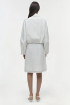 Everli Cropped Jacket - White by Jonathan Simkhai — view 4
