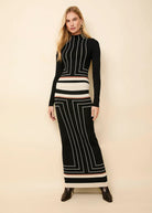 The Everly Top - Black Border by Solid & Striped — view 3