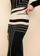 The Lois Maxi Skirt - Black Border by Solid & Striped — view 4