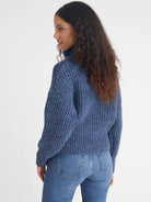 Jackie Half Zip - Indigo by 525 America — alternate view