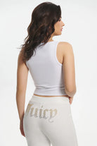 Ombre Bling Tank Top - White by Juicy Couture — view 4