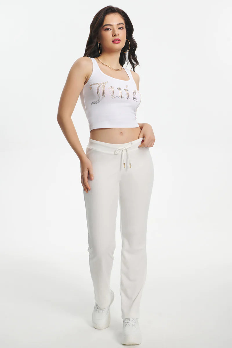 Ombre Bling Tank Top - White by Juicy Couture — view 5
