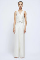 Malcolm Satin Pant - Cream by Jonathan Simkhai | 25 South Boutiques