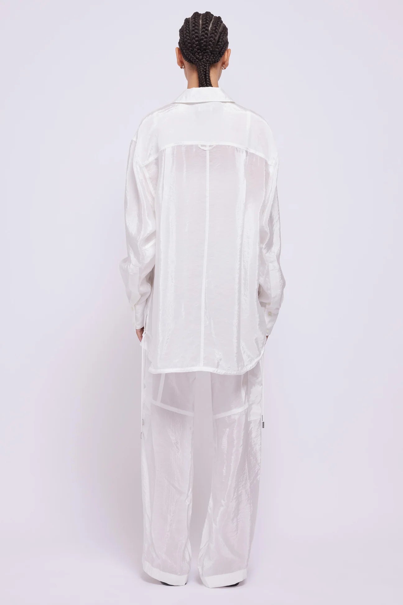 Laylah Shirt - White by Jonathan Simkhai — view 4