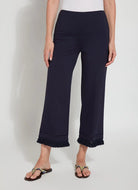 Cropped Coastal Wide Leg Pant - True Navy by Lysse | 25 South Boutiques