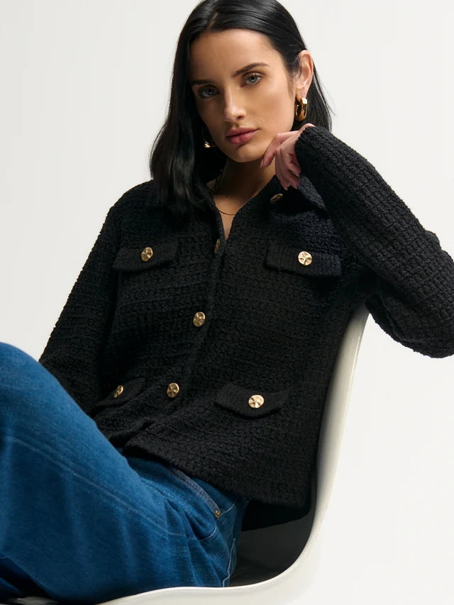 Margaret O'Leary Gabrielle Jacket - Black, view 4