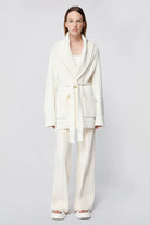 Romani Cardigan - Ivory by Jonathan Simkhai — alternate view